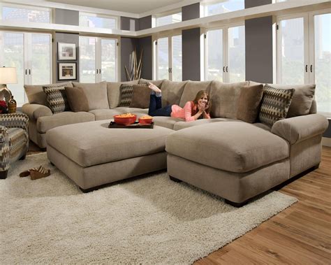 big comfortable sectional couch.